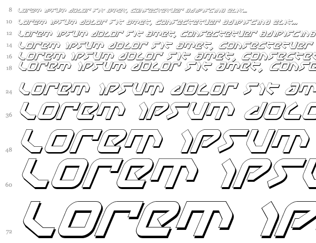 Yahren Shadow Italic Cachoeira 