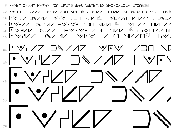 Futurama Alien Alphabet Two Cascade 