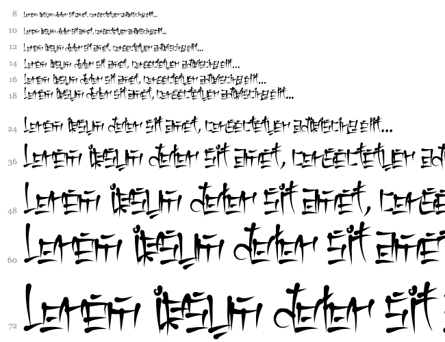 Keetano Katakana Cascade 