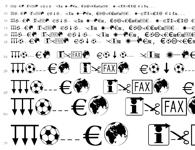 Martin Vogel's Symbols Cascade 