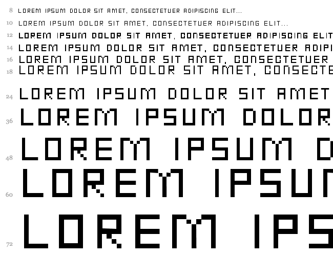 Punk Rock Font Cascade 