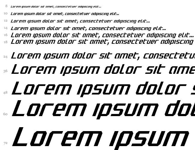 Realpolitik Condensed Italic Cascata 