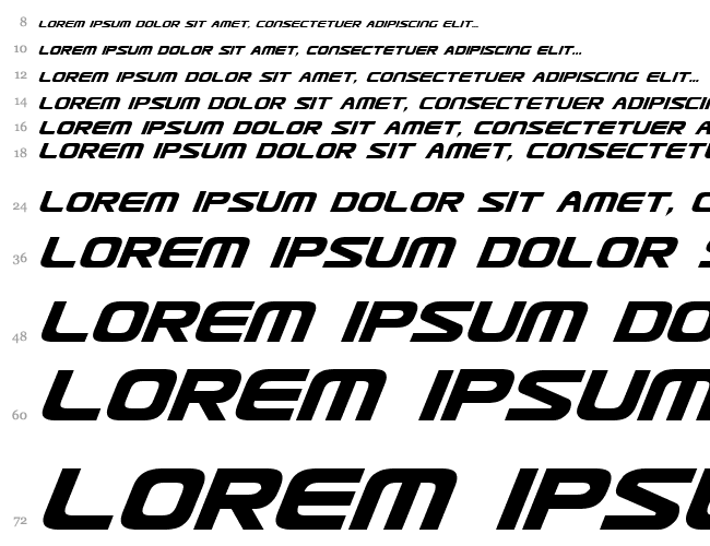 Usuzi Italic Waterfall 